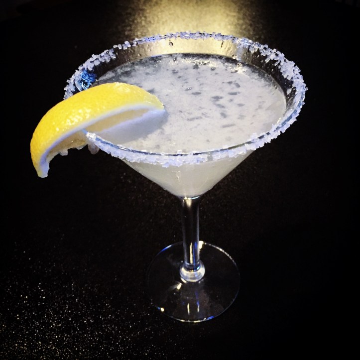 Sweet Ginger Lemon Drop Martini