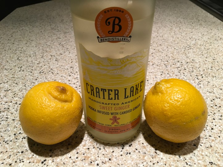 Sweet Ginger Lemon Drop Martini